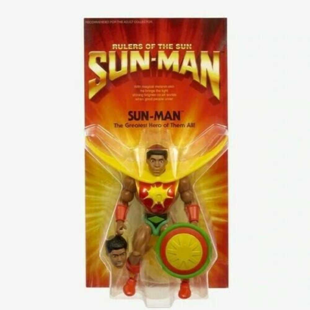 Sun Man MOTU Origins Power Con Masters of the Universe Limited Edition Figure - Picture 2 of 8